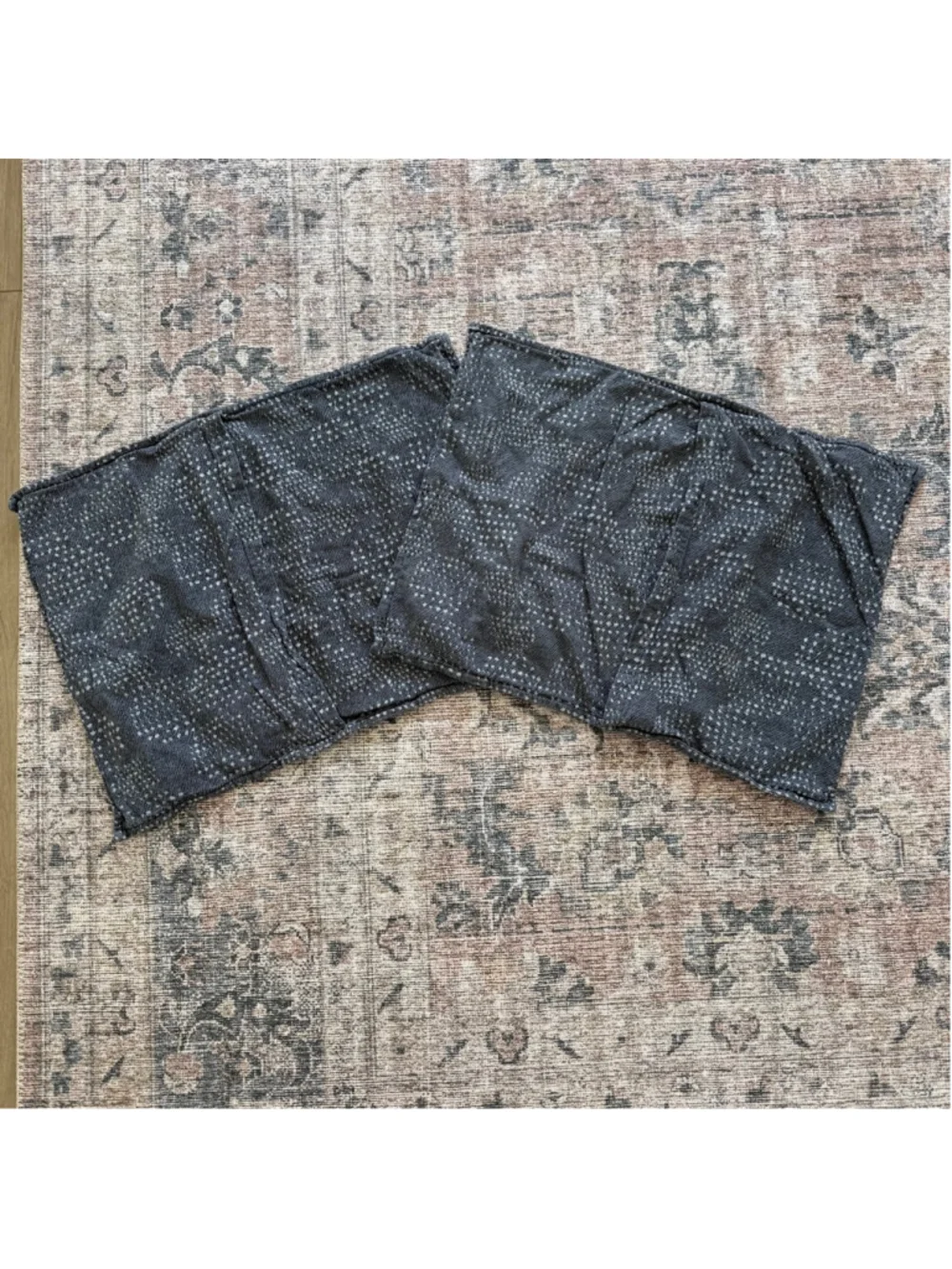 West Elm Organic Cotton Dotty Jacquard Brushed Shams (2)